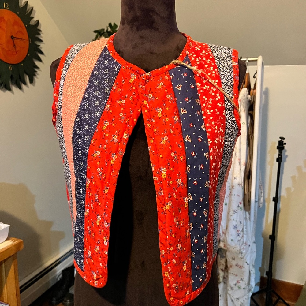 Reversible Vintage vest - no tags
